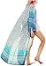 shermie Women's Long Print Chiffon Kimono Kaftan Swimwear Beach Cover Up Cardigan 1