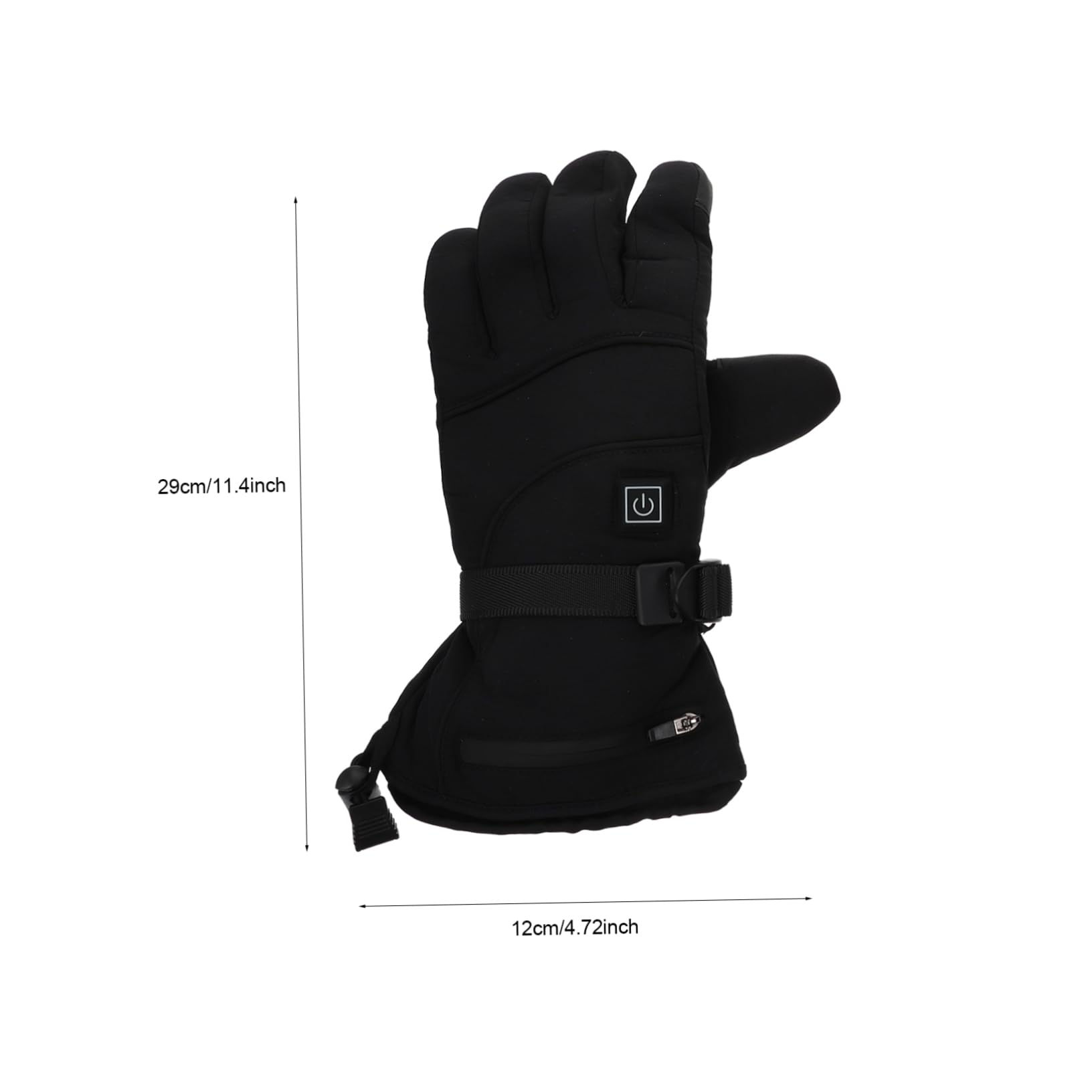 GOOHOCHY 1 Pair Heated Touch Screen Gloves for Winter Riding Thermal Gloves for Men and Women for Driving Jogging and Hiking
