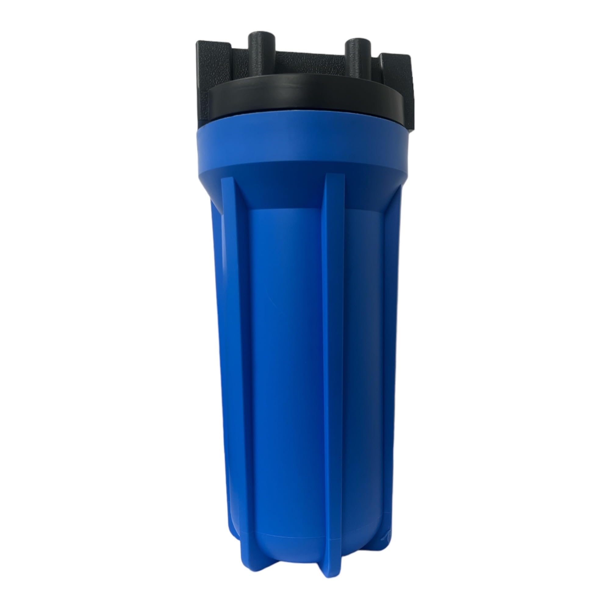 PureT (B891-BK34-PR) 10" with a Pressure Release Button - Commercial Heavy Duty Filter Housing 3/4" NPT Black Cap/Blue Sump