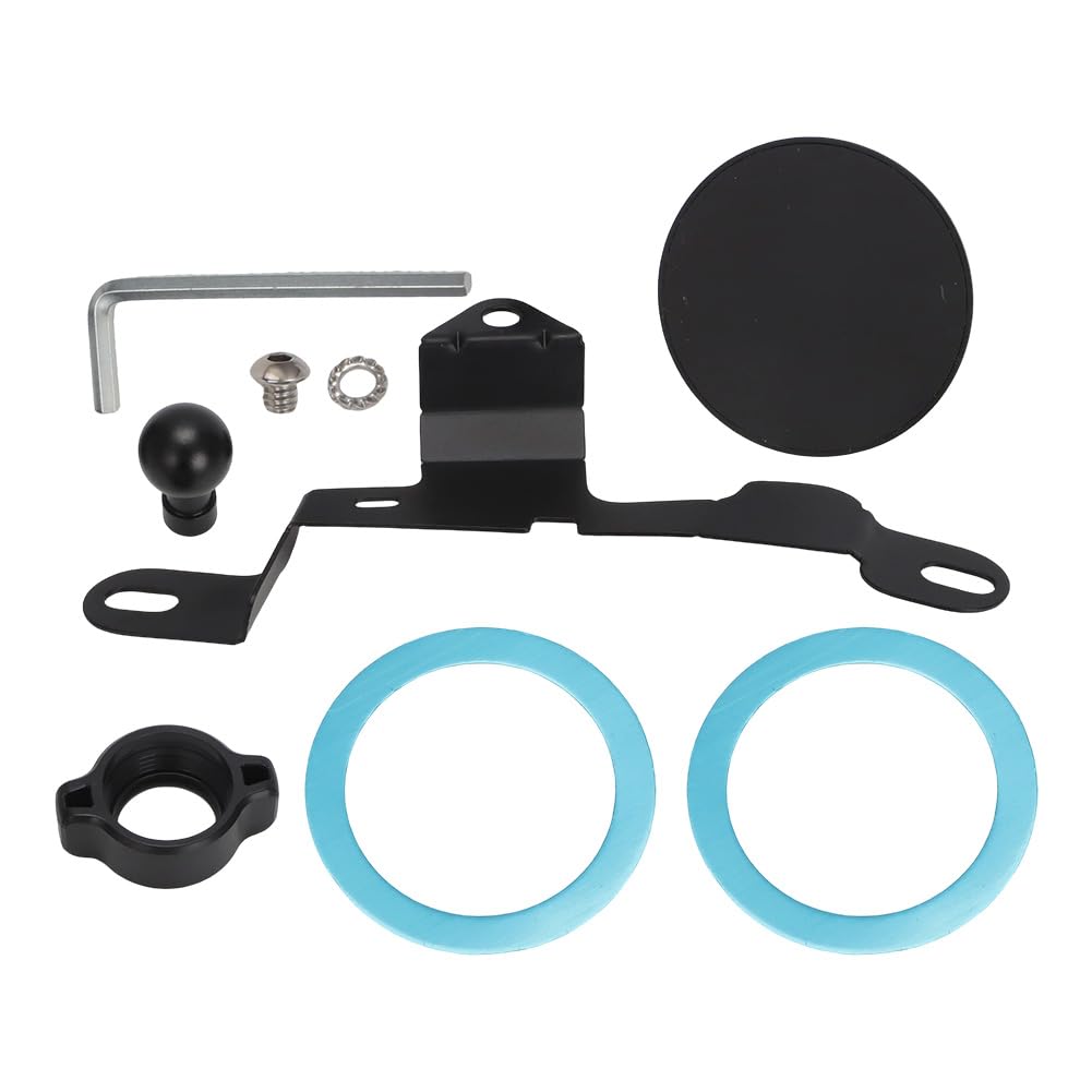 Rennline PM0119 - Kit di supporto magnetico per telefono per BMW serie 2, 3, 4, M3, M4, F22, F30, F32, Rennline, ExactFit, supporto magnetico per cruscotto con guida a destra, senza fori