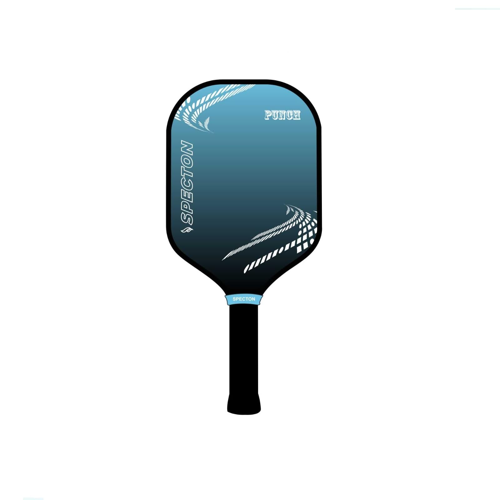 Specton Punch Pickleball Paddle, Fiberglass with PP Honey Comb Core, Lightweight, Cushion Comfort Grip with 10mm Thickness, Ideal for Indoor/Outdoor Play, 220gram (Radiant Blue)-image-24