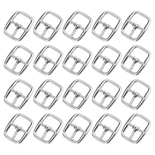 EXCEART 50Pcs Zinc Alloy Metal Buckle for Belt | 0.78