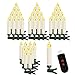 Produktbild Weihnachtskerzen 10/20/30/40 Sets OZAVO, Christbaumkerzen mit Fernbedienung, kabellose Mini LED Kerzen, Weihnachtsbaumbeleuchtung 2 Lichtmodifikationen, Weihnachten(40 Sets)