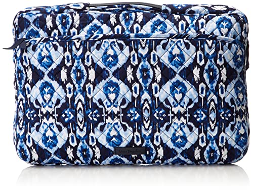 Vera Bradley Women's Cotton Laptop Organizer Tech Accessory, Ikat Island, One Size