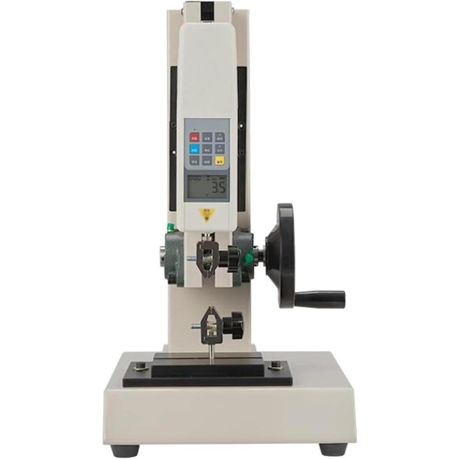 Banc d'essai 500N/1000N et dynamomètre numérique, dynamomètre de Traction Manuel LCD avec 5 poignées, Rapide et précis, pour Les Tests de Traction et de Compression (500n) (1000n)