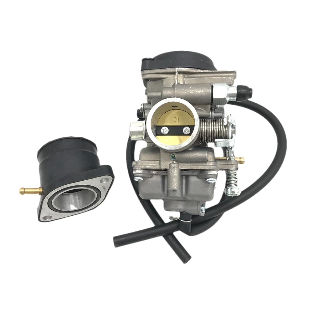 carburador de desbrozadora de gasolina Carburador de 30mm con colector admisión para Jianshe para Loncin Bashan 250cc Atv para Quad Atv250 Js250 Carb
