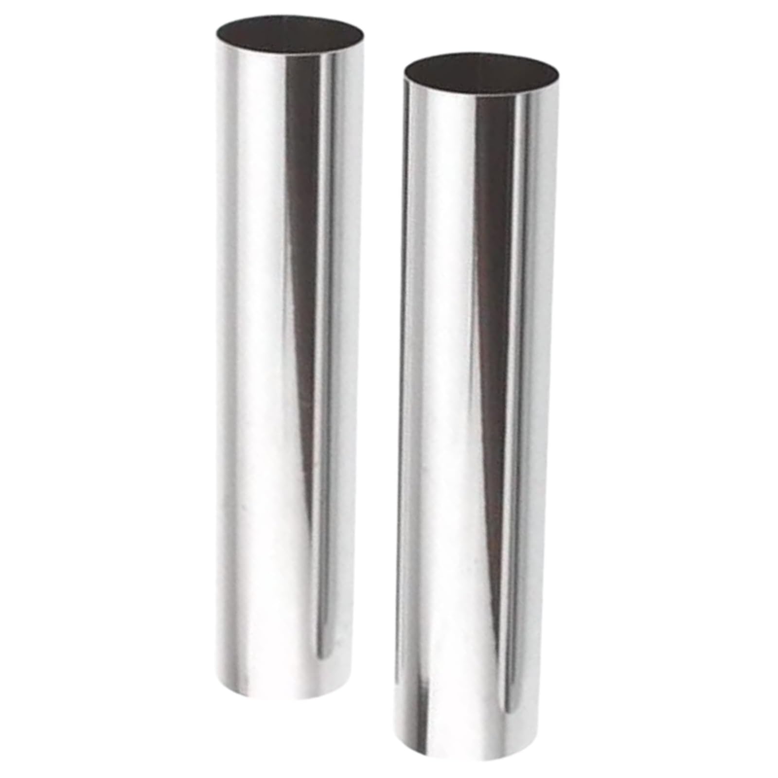304 Stainless Steel Pipe, Straight Hollow Tube, 10mm OD, 1mm-3mm Wall Thickness, 500mm Length, 2 Pcs(10mm*2mm)