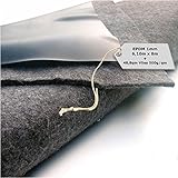 Firestone EPDM Kautschuk-Teichfolie Pondgard 1mm in 6,10m x 8m mit Vlies 500g/qm
