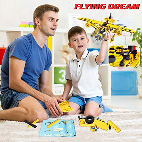 ACTRINIC 2-in-1 STEM Baustein Spielzeug für Jungen 8-12 Jahre-361Pcs Construction Engineering Kit Spielzeug für Alter 6… – Bild 3