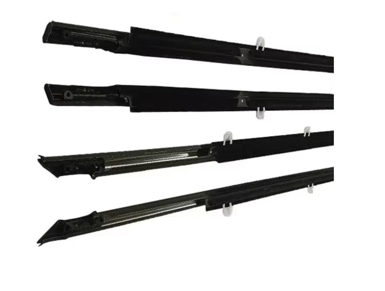 Iukmrt Black For Accord 2018-2023 72450-Tva-A01 Glass Protector Weatherstrip Out Laminate 4 X Chrome Or Windows Rubber Outside Car Door Seal Protector(Black)