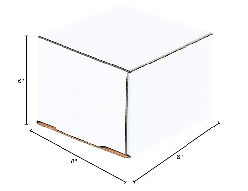 Miniatura 7 de Cajas rápido bfm886 sobres de cartón ondulado, 8 x 8 x 6 inches, Tuck parte superior de una sola pieza, die-cut envío cartones cajas de tamaño