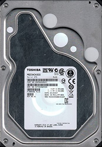 Amazon | MG03ACA300 Toshiba 3TB P/N: HDEPQ01GEA51 F/W: FL1A [並行