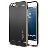 Pantalla de 5.5" Spigen SGP11068 - Funda para iPhone 6 Plus, Negro/Champán