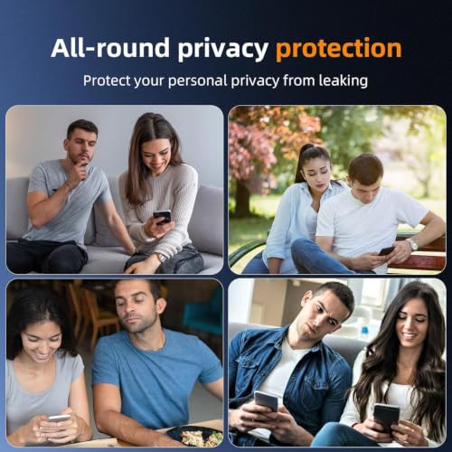 Image of Premium Privacy Tempered Glass Screen Protector for Samsung Galaxy Z Fold 8 (7.6 Inch, Pack of 2) Edge to Edge Coverage Anti-Spy /Anti-Peeping 9H Hardness Screen Guard with Installation Kit