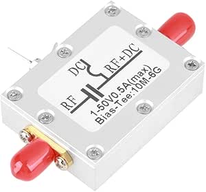 Bias Tee,10MHz-6GHz Bias Tee Banda Ancha Radio Frecuencia Microondas Bias Bias Bajo Ruido Amplificador Módulo.