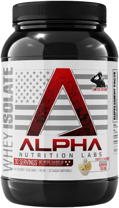 Whey Isolate Protein Powder - Banana Flavor, 28G of Protein, Protein Source, Low Carb, Classic Specialty