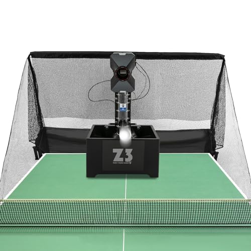 HarBin-Star - Machine à balles de tennis de table automatique, robot de tennis de table avec...