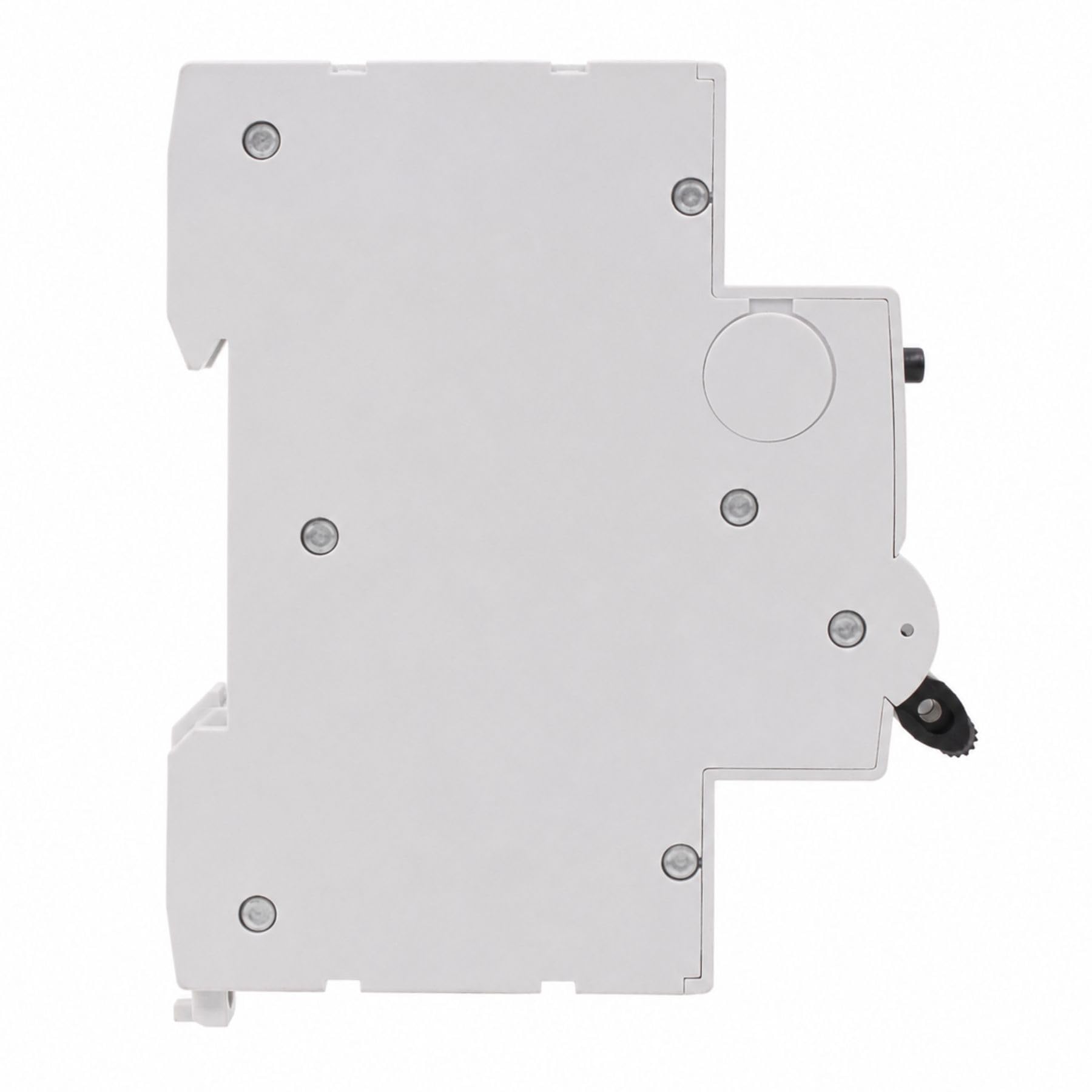 RCBO Elettromeccanico 1P+N 1 Modulo DIN, Tipo A Curva C, 30mA, 6 kA, 230 V AC, Interruttore Magnetotermico Differenziale Serie PL8M1N