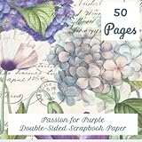  Passion for Purple: 50 Double-Sided Scrapbook Paper Pack