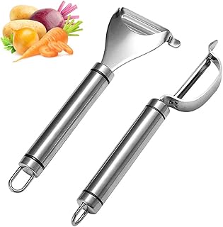 Jinhuaxin pelapatate pelapatate in acciaio inox pelapatate coltello sbucciatore multifunzionale coltello per pelare melone pelapatate pelapatate combinazione di due pezzi