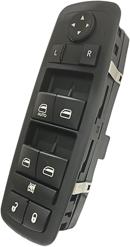 Miniatura 6 de Interruptor de ventana eléctrica principal del lado del conductor compatible con Dodge Journey 2011 2012 2013 2014 2015 2016 sustituye a 68084001AD