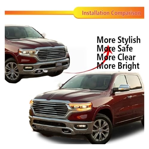 Module LED DRL Dodge Ram 1500 phares de jour 2019-2022 blanc - 5