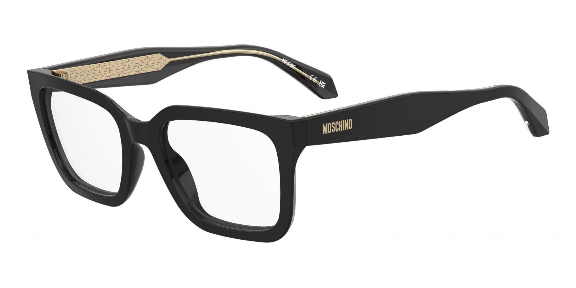 Moschino Okulary Vista MOS671 Black 52/19/122.6 damskie