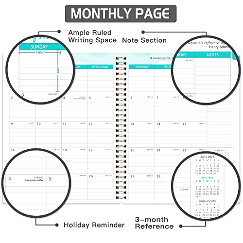 Teacher Planner 2023-2024 - Weekly & Monthly Lesson Plan Book, July 2023 - June 2024, 8" X 10", Academic Planner With Twin-Wire Binding For Teachers - Apple #TOP3