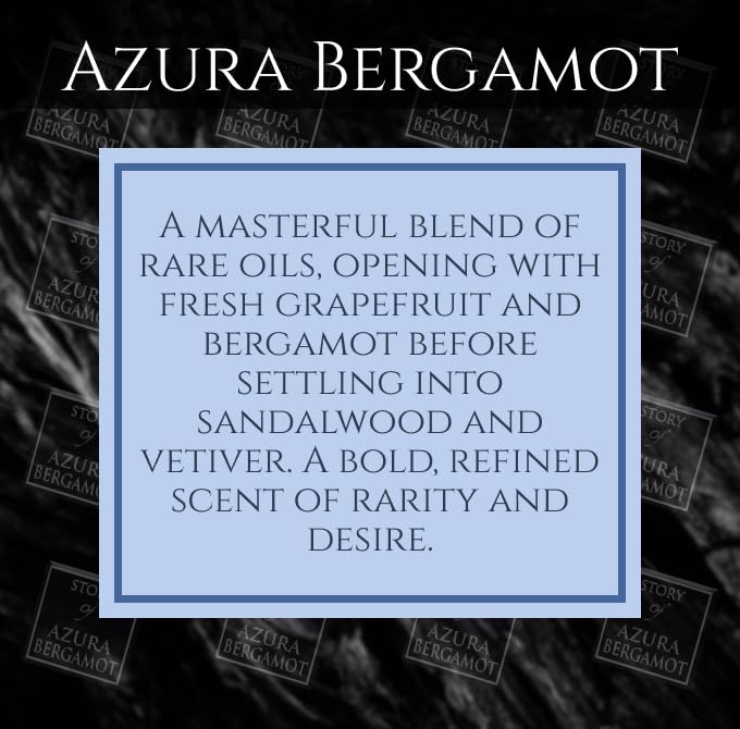 Miniatura 5 de Prince Parfums Dubai - Story of Azura Bergamota - Extrait de Parfum para hombre 3.4 onzas - Colonia de lujo con pomelo, bergamota, sándalo y vetiver