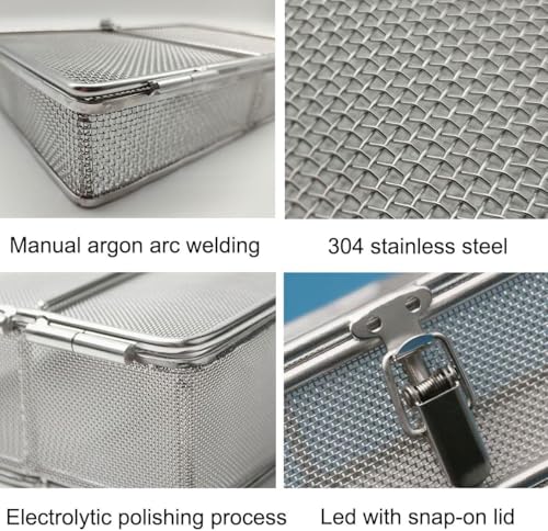 Cesta de limpieza perforada para una esterilización eficiente de instrumentos 3