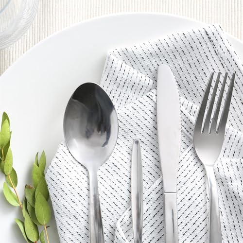 Argon Tableware Economy Stainless Steel Dinner Knives - 22cm - Pack of 6 - Silver Dining Knives High Polished Flatware Metal Butter Knife Dishwasher Safe 6-Piece Table - Image 7