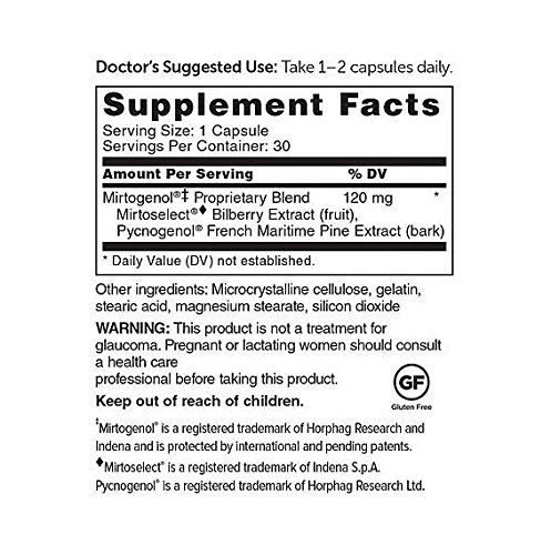 Dr. Whitaker Ocular Pressure & Retina Defense Supplement To Support Healthy Intraocular Pressure Levels, Circulation & Eye Tissue (30 Capsules) #TOP1