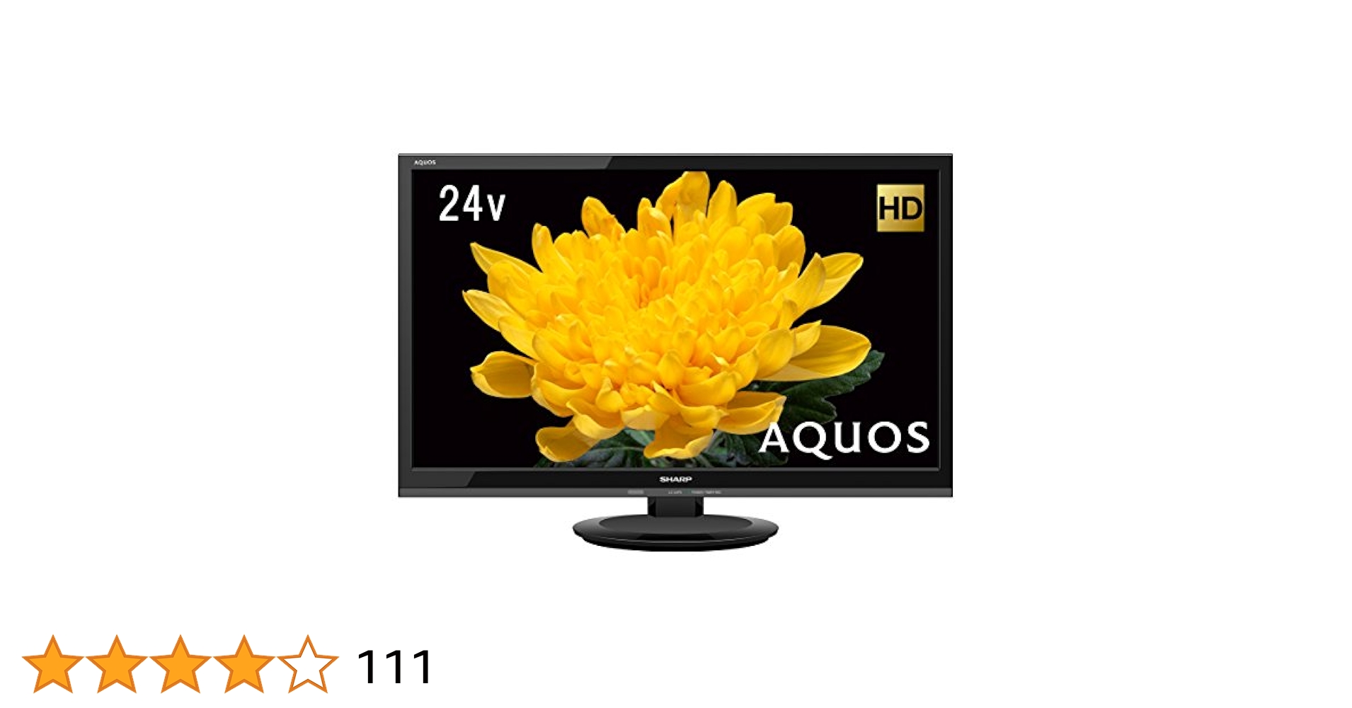 Sharp Aquos LC-24P5-B 24V LCD TV, High Definition, External