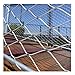 Stainless Steel Garden Netting Sheets, Flexible Cable Rope Mesh & Wire Cloth, Balustrade Safety Fence, Poultry Animal Barrier, 10x10 Cm Hole(Silver-2mm,2x10m)
