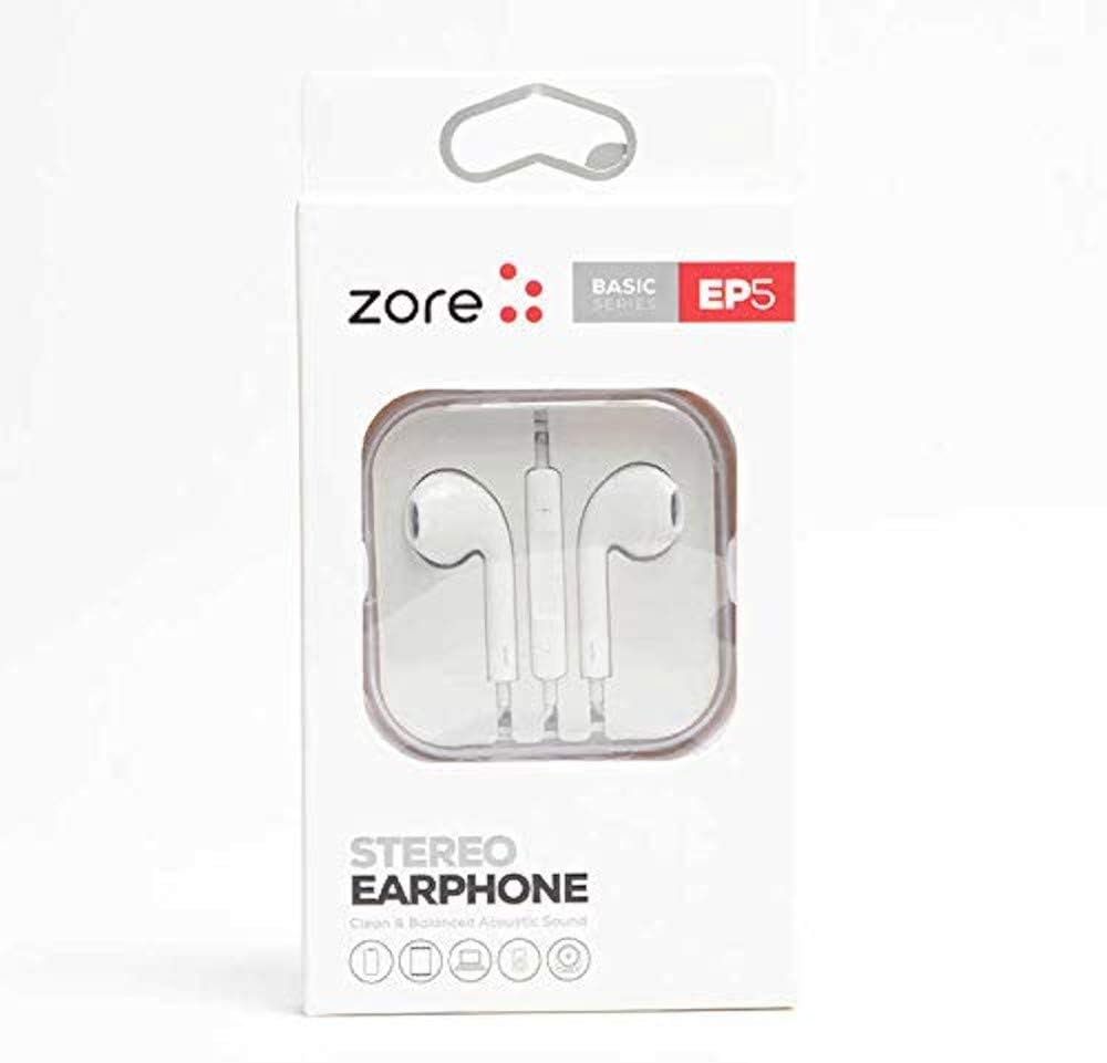 Zore EP5 Basıc Serisi 3.5mm Kulaklık Beyaz
