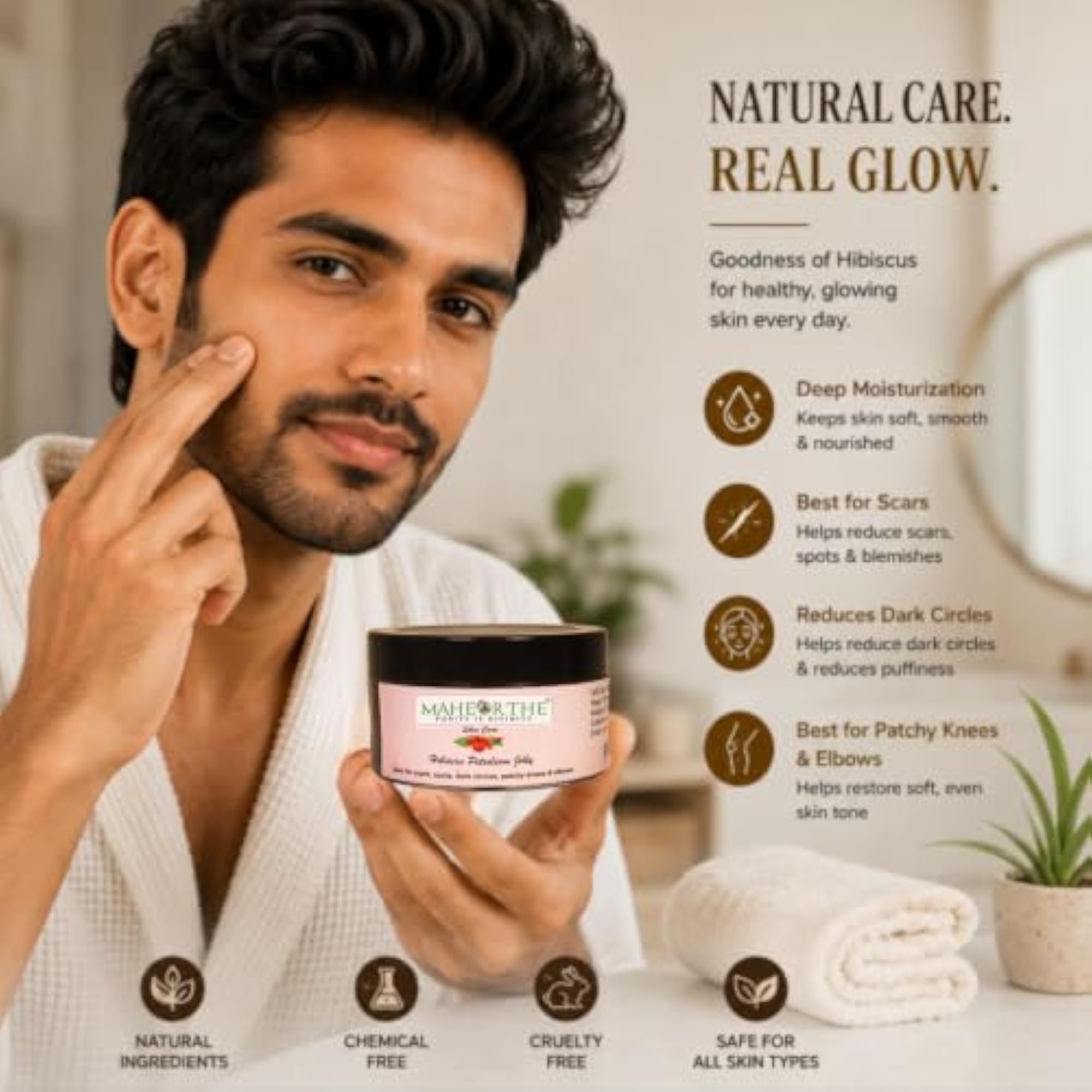 Hibiscus Gel for Face & Skin, Dark Spot Removal