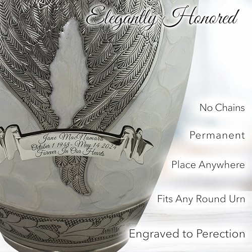 Image of Angel Wing Cremation Urns for Human Ashes Adult Female Angel Urns for Ashes