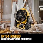 DEWALT 20V MAX Jobsite Fan, Cordless, Portable, Bare Tool Only (DCE512B) - Image 4