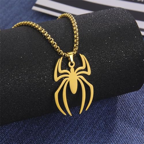 Image of Tapp Collections Stainless Steel Superhero Pendant Necklace