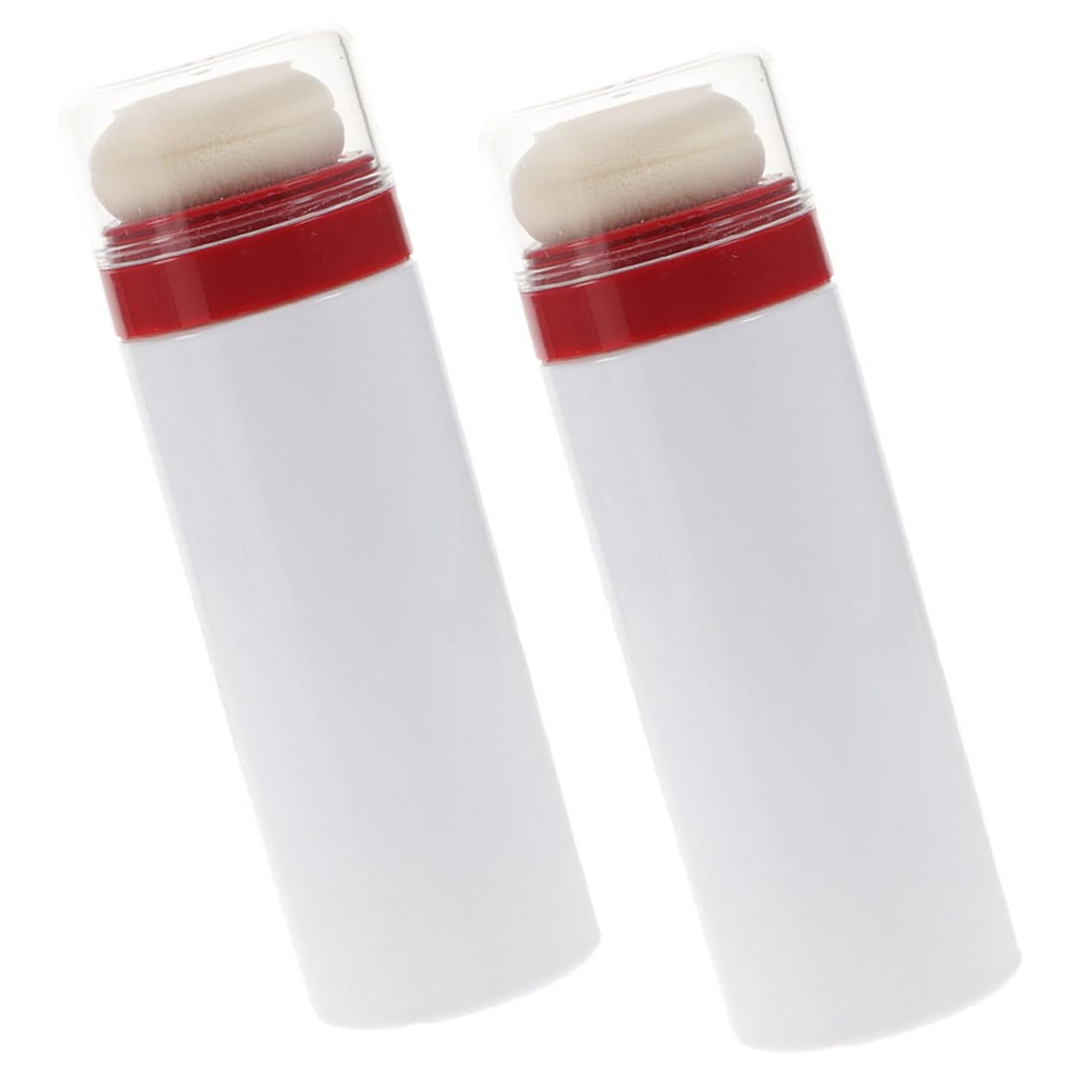 Healeved Travel Body Powder Puff and Container Set Talcum Powder Case Baby Powder Dispenser Box Easy Add/remove Powder for Baby's Delicate Skin