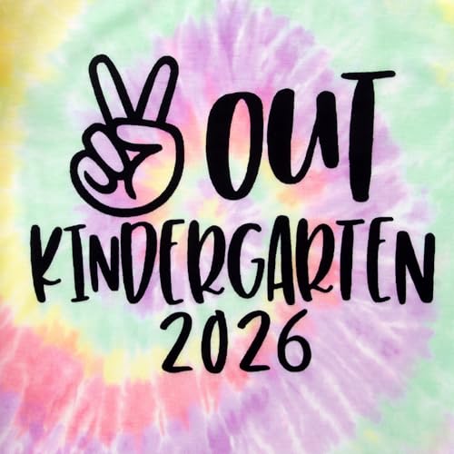 Image of MODNTOGA Kids Girl Boy Peace Out Kindergarten Shirt 2026 Kindergarten Graduation T-Shirt Last Day of School Summer Tee Tops