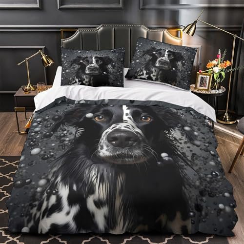 Housse de couette chrétienne 3D résistante pour lit de couple avec fermeture éclair - 2