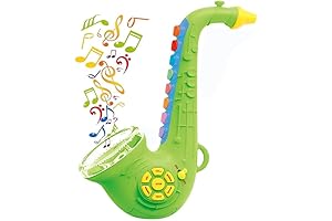Toy Saxophone for Kids Ages 9-12: Saxaboom Kids Instruments with Light & Music
