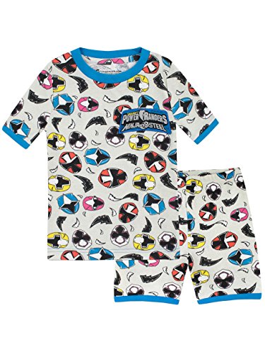 Power Rangers Boys Ninja Steel Pyjamas Snuggle Fit Multicoloured Age 5 to 6 Years