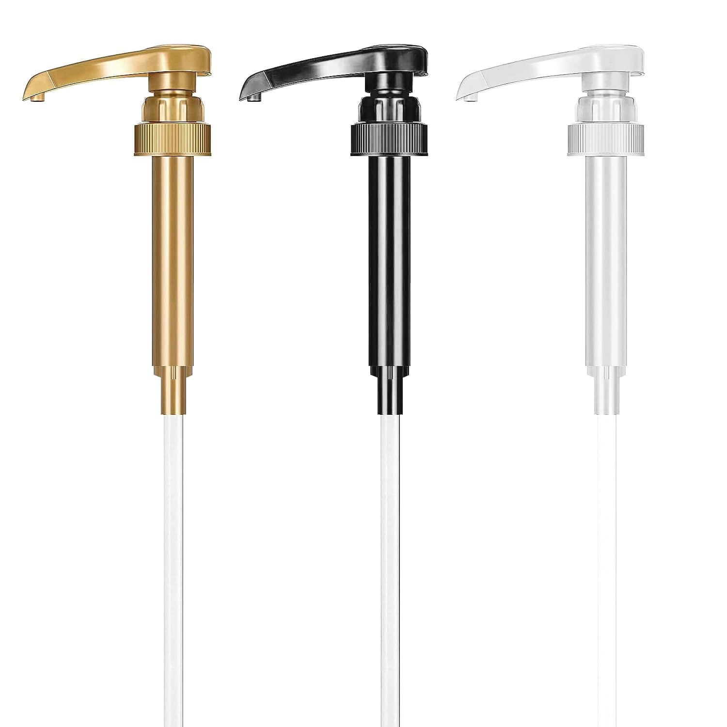 Pompes à Sirop Acooruiteng - Lot De 3 - Doseuses Réutilisables Pour Bar, Café, Cuisine