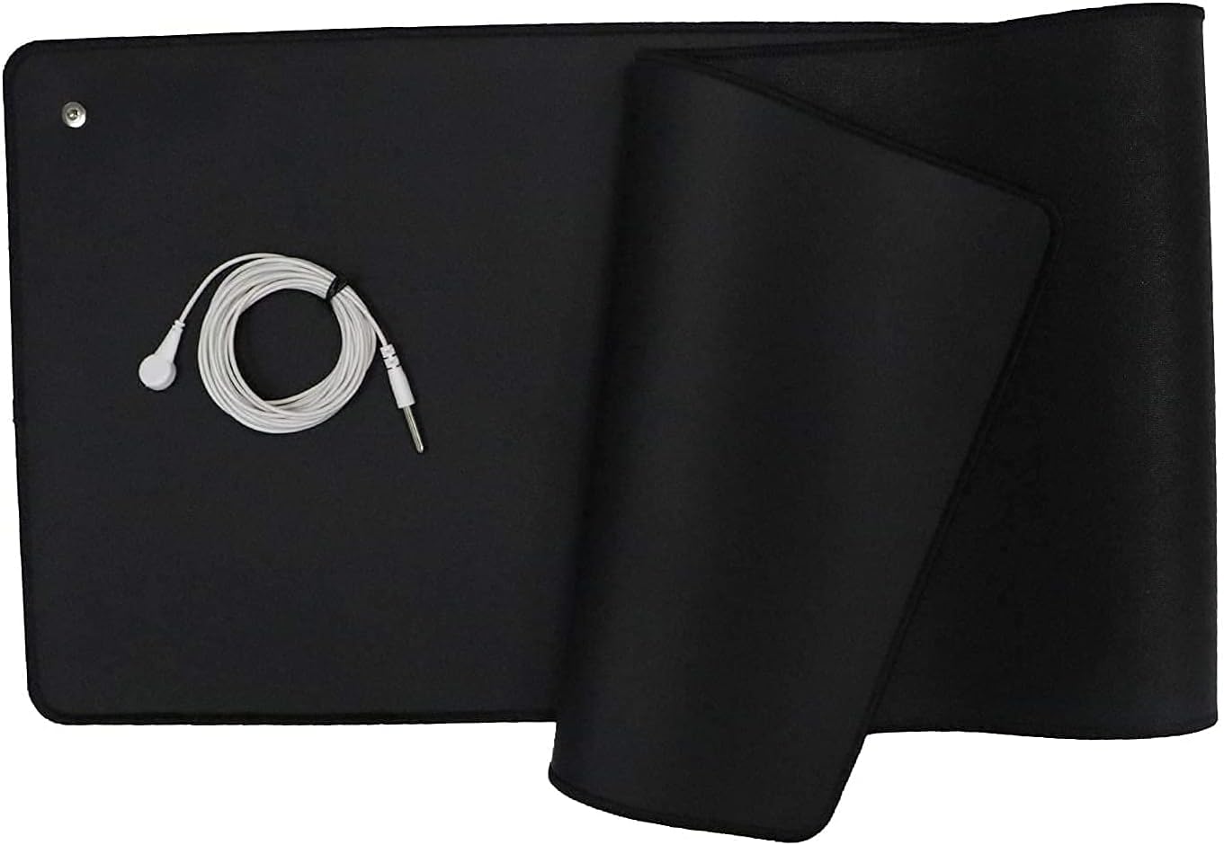 Grounding Mat Plus Grounding Cord. Grounded Foot Therapy，Grounding Desk Mat,Grounding Keyboard Mat to Protect The Body, Improve Energy.Relieve Pain,Sleep Assist.(11.6X39 in) : Industrial & Scientific
