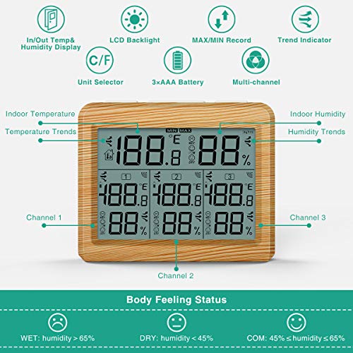 10 BEST AcuRite 00592A4 Wireless Indoor/Outdoor Thermometer with