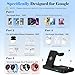 MIUOLV 4 in 1 Foldable Wireless Charger for Google Pixel Watch 3/2, Charging Stand for 9 Pro/9/8 Pro/8a/8/7/Pro, Pixel Buds Pro/2,Portable Wireless Charging Station with 24W Adapter (Not for 9 Fold)