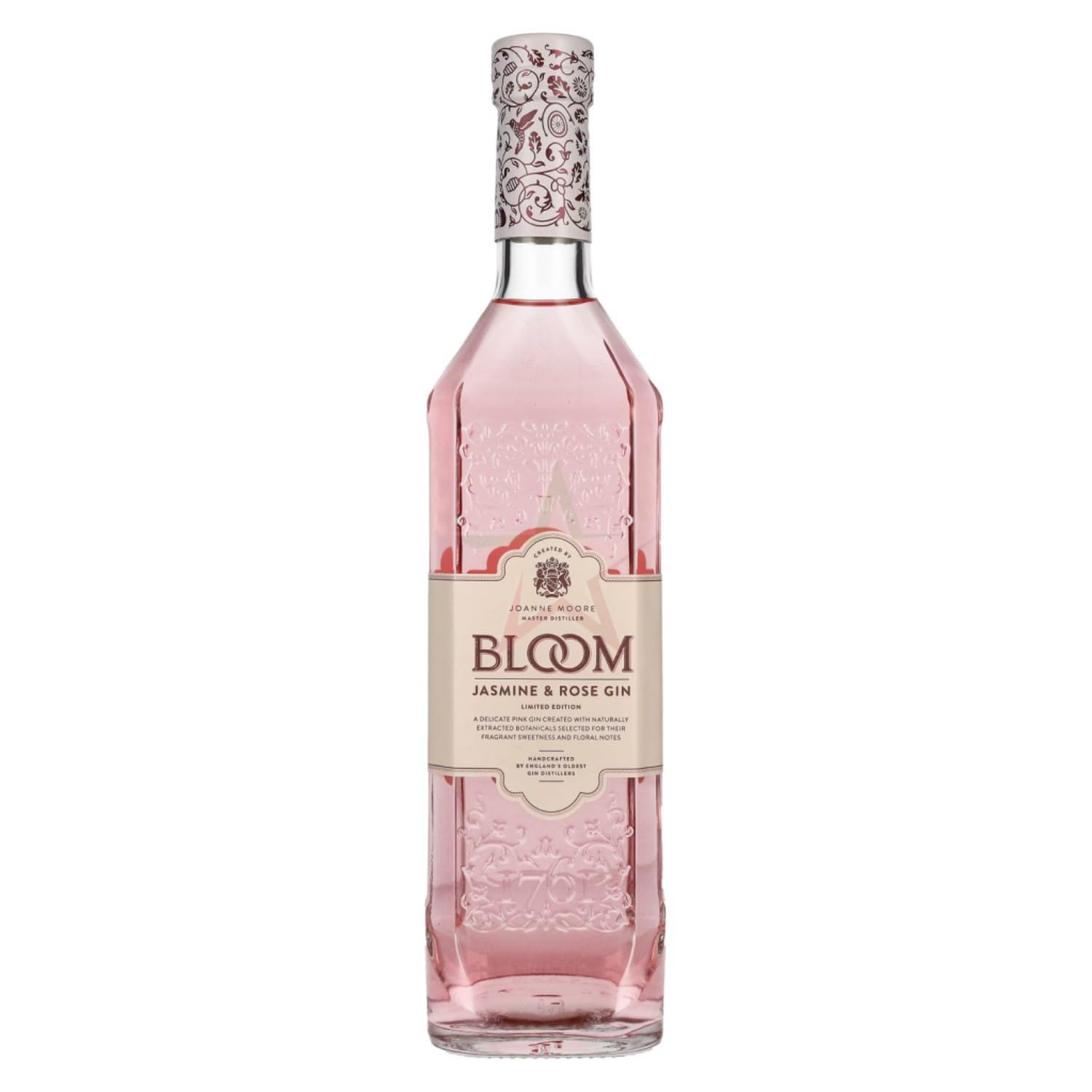 Bloom JASMINE & ROSE GIN Limited Edition 40,00% 0,70 lt.