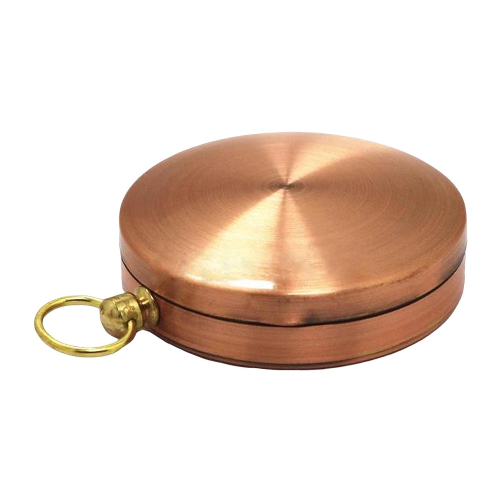 MERISHOPP Classic Pocket Copper Compass Handheld Old Fashioned for Survival Outdoor-image-12